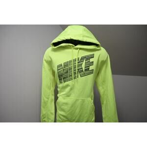 Nike Hoodie Therma Fit Green Full Zip Fleece Sweater Mens Size Medium